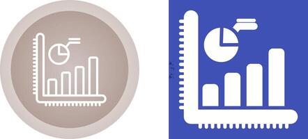 Diagrammvektorsymbol vektor
