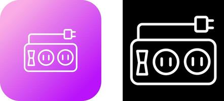 Vektorsymbol für Steckdosenleiste vektor