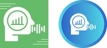 Stimme Analytik Vektor Symbol