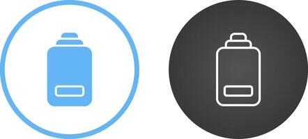 Vektorsymbol für schwache Batterie vektor