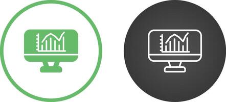 Statistik-Vektorsymbol vektor