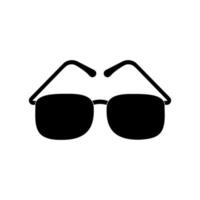 blinde Brille Silhouette Stil Symbol Vektor Design