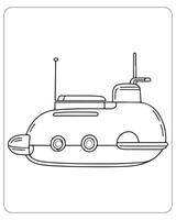 Transport Färbung Seiten, Fahrzeug Färbung Seiten, Fahrzeug Illustration vektor