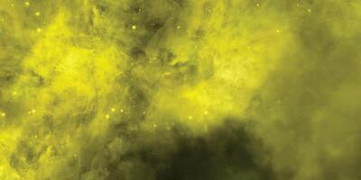 abstrakt vattenfärg textur. färgrik grunge textur. svart och gul bakgrund. vektor