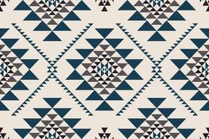 navajo stam- vektor sömlös mönster. inföding amerikan prydnad. etnisk söder Västra dekor stil. boho geometrisk prydnad. vektor sömlös mönster. mexikansk filt, matta. vävd matta illustration.