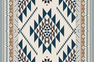 navajo Stammes- Vektor nahtlos Muster. einheimisch amerikanisch Ornament. ethnisch Süd Western Dekor Stil. Boho geometrisch Ornament. Vektor nahtlos Muster. Mexikaner Decke, Teppich. gewebte Teppich Illustration.