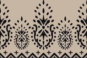 Ikat Stammes- indisch nahtlos Muster. ethnisch aztekisch Stoff Teppich Mandala Ornament einheimisch Boho Chevron textil.geometrisch afrikanisch amerikanisch orientalisch traditionell Vektor Illustrationen. Stickerei Stil.