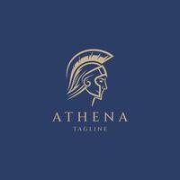 ai generiert Athena das Göttin Vektor Logo Design