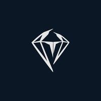 ai generiert Diamant Logo Design stilvoll Diamant Erfolg Unternehmen Symbol vektor