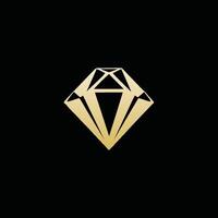 ai generiert Diamant Logo Symbol Vektor geometrisch Diamant Kunst Schmuck Geschäft unterzeichnen.