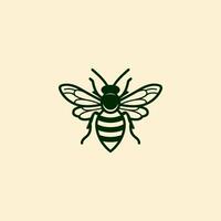 ai generiert Honig Biene Logo Unternehmen Vektor