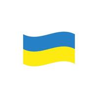 Ukraine Flagge Symbol. Vektor Grafik