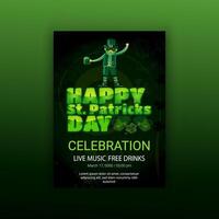 glad saint patrick's day vektor