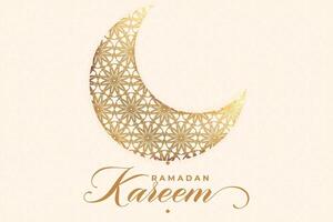 lyxig eid al-fitr, Ramadhan Semester dekoration hälsning kort vektor