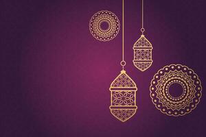 eid al-fitr, Ramadhan dekorativ Gruß Karte vektor