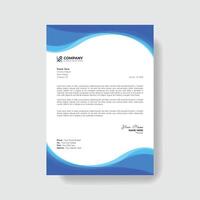 professionell och kreativ företags- företag brev huvud mall vektor