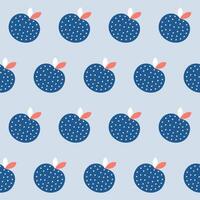 Apfel Obst nahtlos Muster Hintergrund. abstrakt komisch kindisch Verpackung Papier, Hintergrund, Molkerei Startseite Swatch drucken. Baby Kinder Textil- Stoff Design Apfel Obst Symbol Design vektor