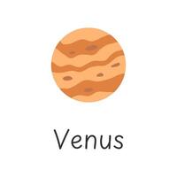 Venus Planet Symbol. Vektor Illustration.