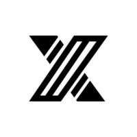 brev yx första med minimal modern unik form monogram logotyp design vektor