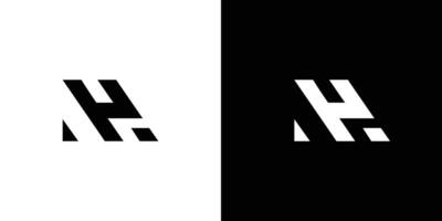 modern und einzigartig Brief Ah Initialen Logo Design vektor