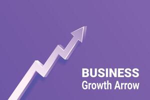 Vektor Geschäft Wachstum Schritte Diagramm Pfeil Konzept