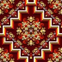 Vektor abstrakt dekorativ ethnisch Zier nahtlos Muster