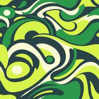 abstrakt nahtlos Muster im Grün Farben. wellig drucken vektor