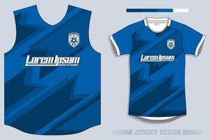 Sport Jersey und T-Shirt Vorlage Sport Jersey Design Vektor. Sport Design zum Fußball, Rennen, Spielen Jersey. Vektor. Profi Vektor