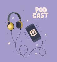 hübsches Podcast-Kartell vektor