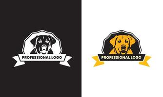 ai generiert Hund Vektor, Grafik, Logo, Kunst Design Symbol, Familie Partner. vektor