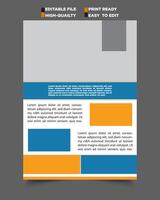 abstrakt färgrik och vit Färg bakgrund - a4 storlek bok omslag mall för årlig Rapportera, tidskrift, häfte, förslag, portfölj, broschyr, affisch vektor