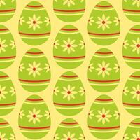 påsk ägg enkel sömlös mönster. påsk ägg, påsk symbol, dekorativ vektor element.