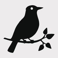 uppsättning av en flock av flygande annorlunda fåglar silhuetter samling av annorlunda tecknad serie svart fåglar på vit bakgrund. vektor illustration.