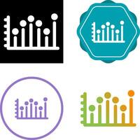 Statistik-Vektorsymbol vektor