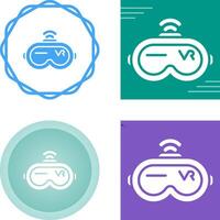 virtuell Wirklichkeit Headset Vektor Symbol