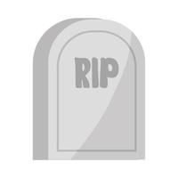 isolerad rip grave vector design