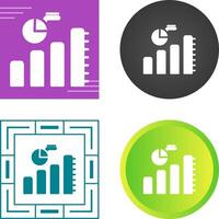 Diagrammvektorsymbol vektor