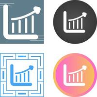 Diagramm Pfeil wachsen Vektor Symbol