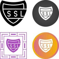 ssl Zertifikat Vektor Symbol