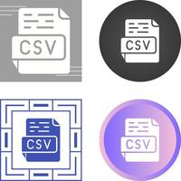 csv-Vektorsymbol vektor