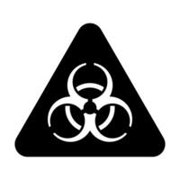 toxisk ikon vektor. radioaktiv avfall illustration tecken. förgifta symbol. vektor