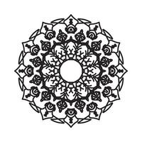 mandalas för målarbok. dekorativa runda ornament. vektor