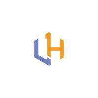 lh kreativ Logo und Symbol Design vektor