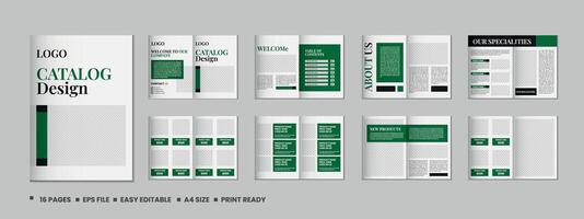 Katalog Design oder Produkt Katalog Vorlage Design vektor