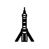 Perle Turm Symbol im Vektor. Logo vektor