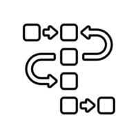 Aufgabe Analyse Symbol im Vektor. Logo vektor