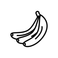 Banane Symbol im Vektor. Logo vektor