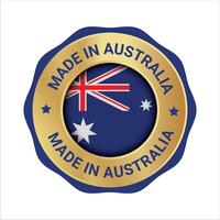 gemacht im Australien Prämie Vektor Logo gemacht im Australien Logo Symbol und Abzeichen