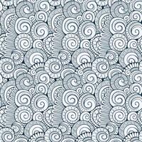 Vektor Spiral- dekorativ Kritzeleien Muster