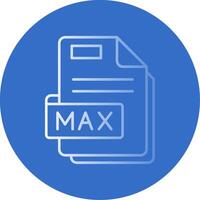 max Gradient Linie Kreis Symbol vektor